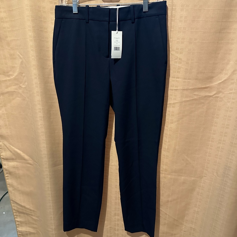 Tory Sport Navy Straight-Leg Tailored Pants